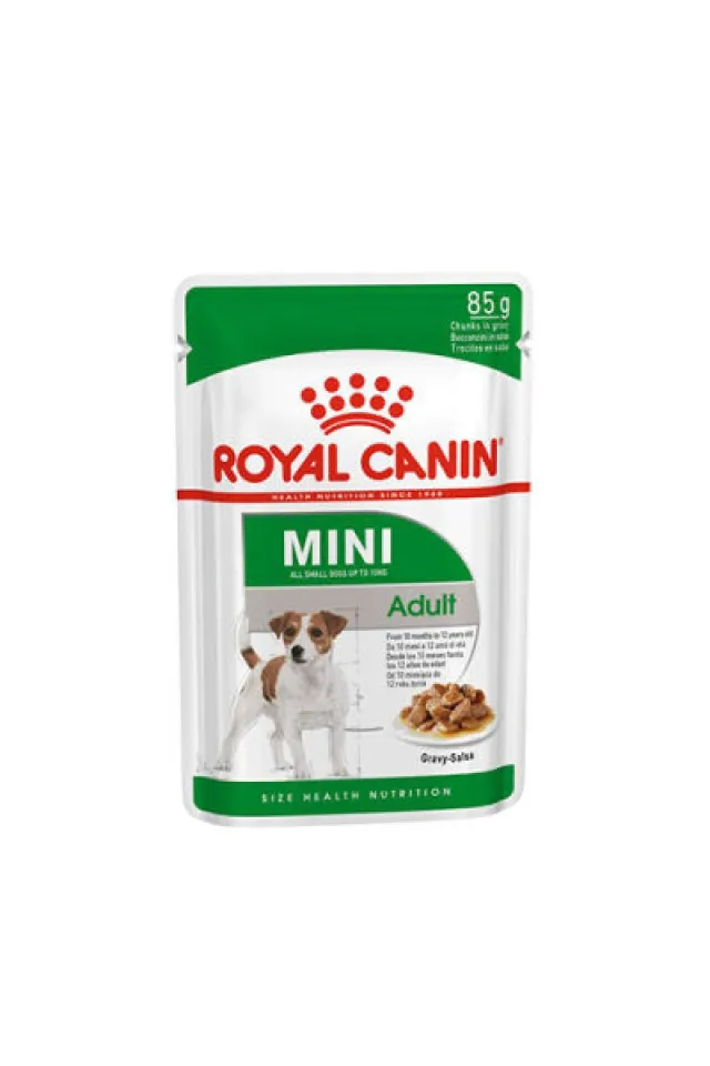 Mini Adult Pouch Yetişkin Köpek Konservesi 6 Adet 85 Gr