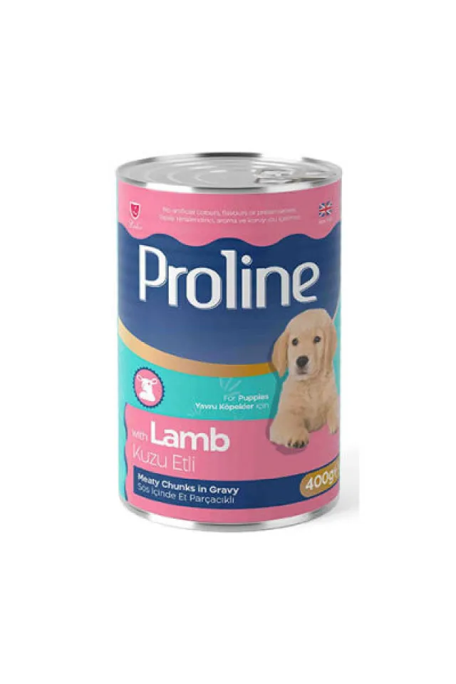 Kuzu Etli Gravy Yavru Köpek Konservesi 6 Adet 400 Gr