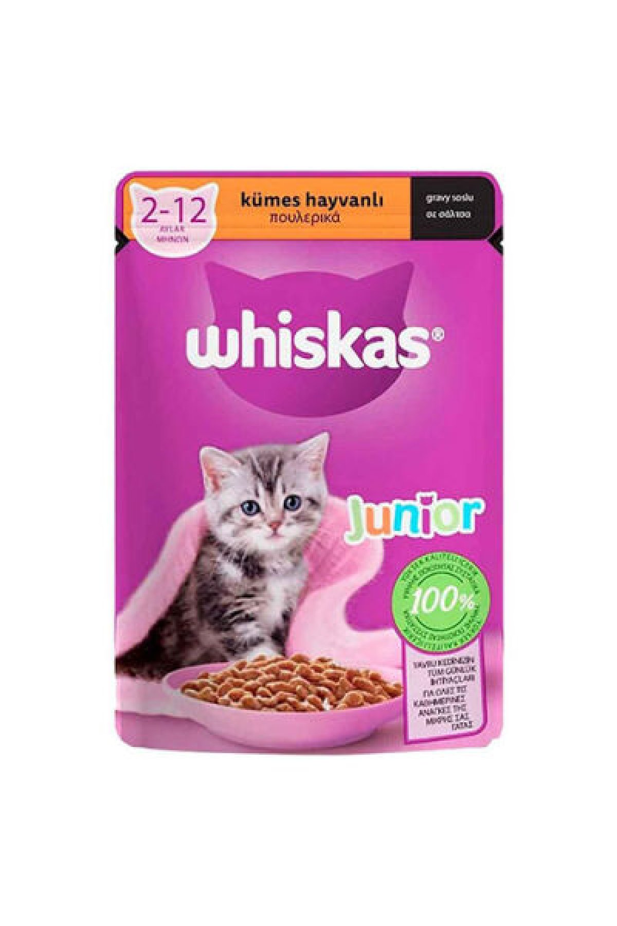 Pouch Sos İçinde Kümes Hayvanlı Yavru Kedi Konservesi 6 Adet 85 Gr
