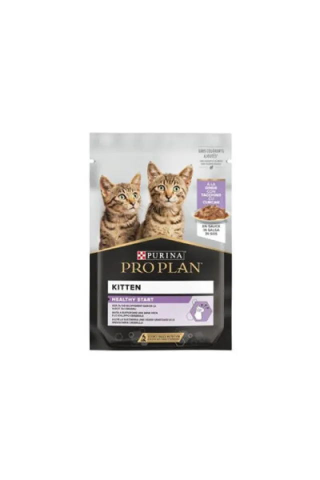 Kitten Pouch Hindili Yavru Kedi Konservesi 6 Adet 85 Gr