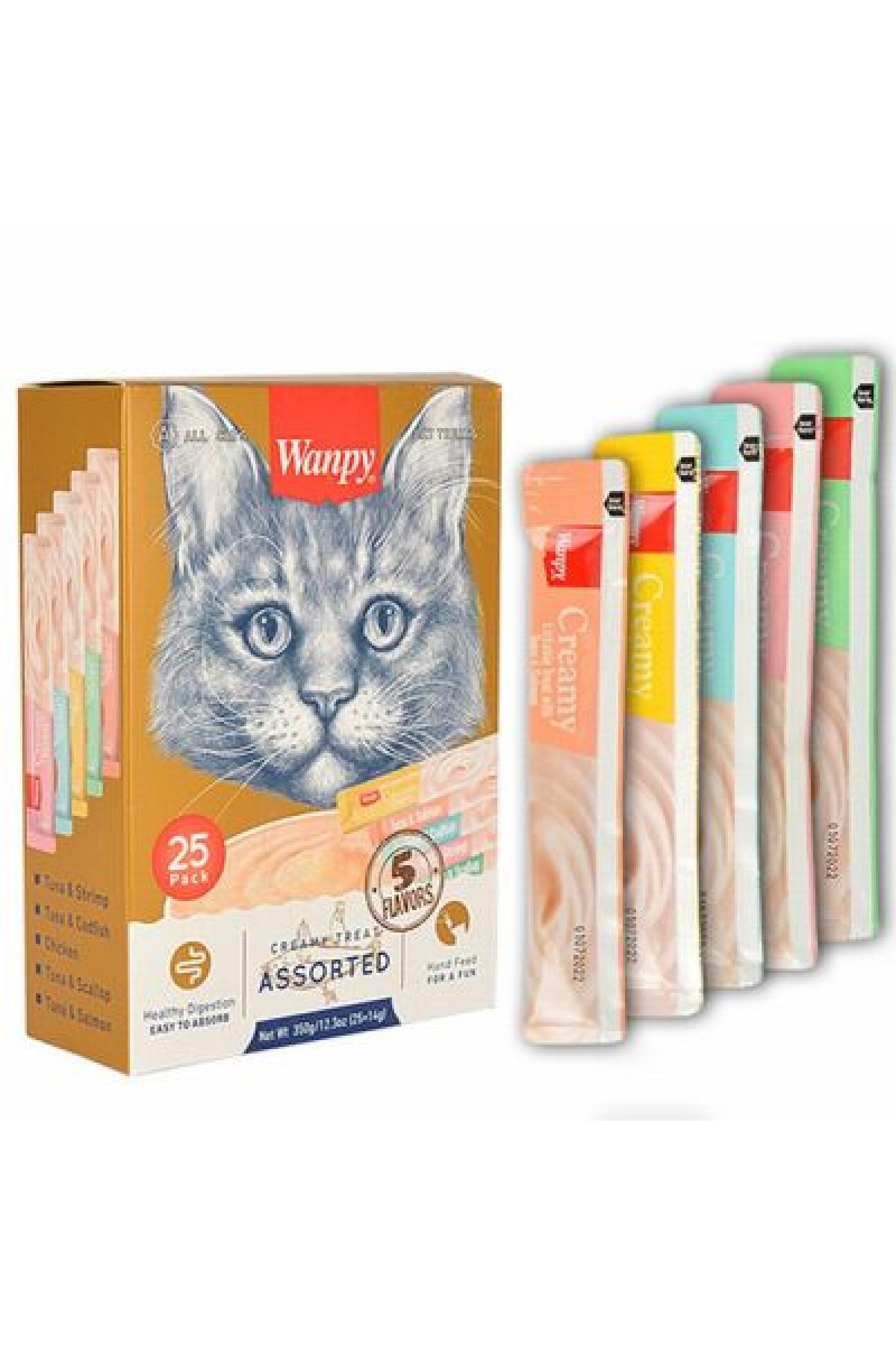 Karışık Krema Kedi Ödülü 25x14 Gr