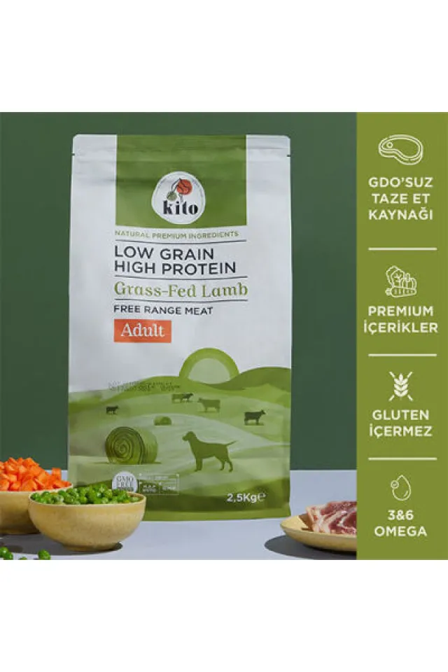 Doğal Besi Kuzu Etli Yetişkin Köpek Maması 2,5 Kg