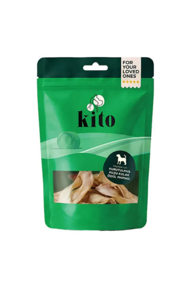 Kurutulmuş Kuzu Kulak Köpek Ödülü 100 Gr