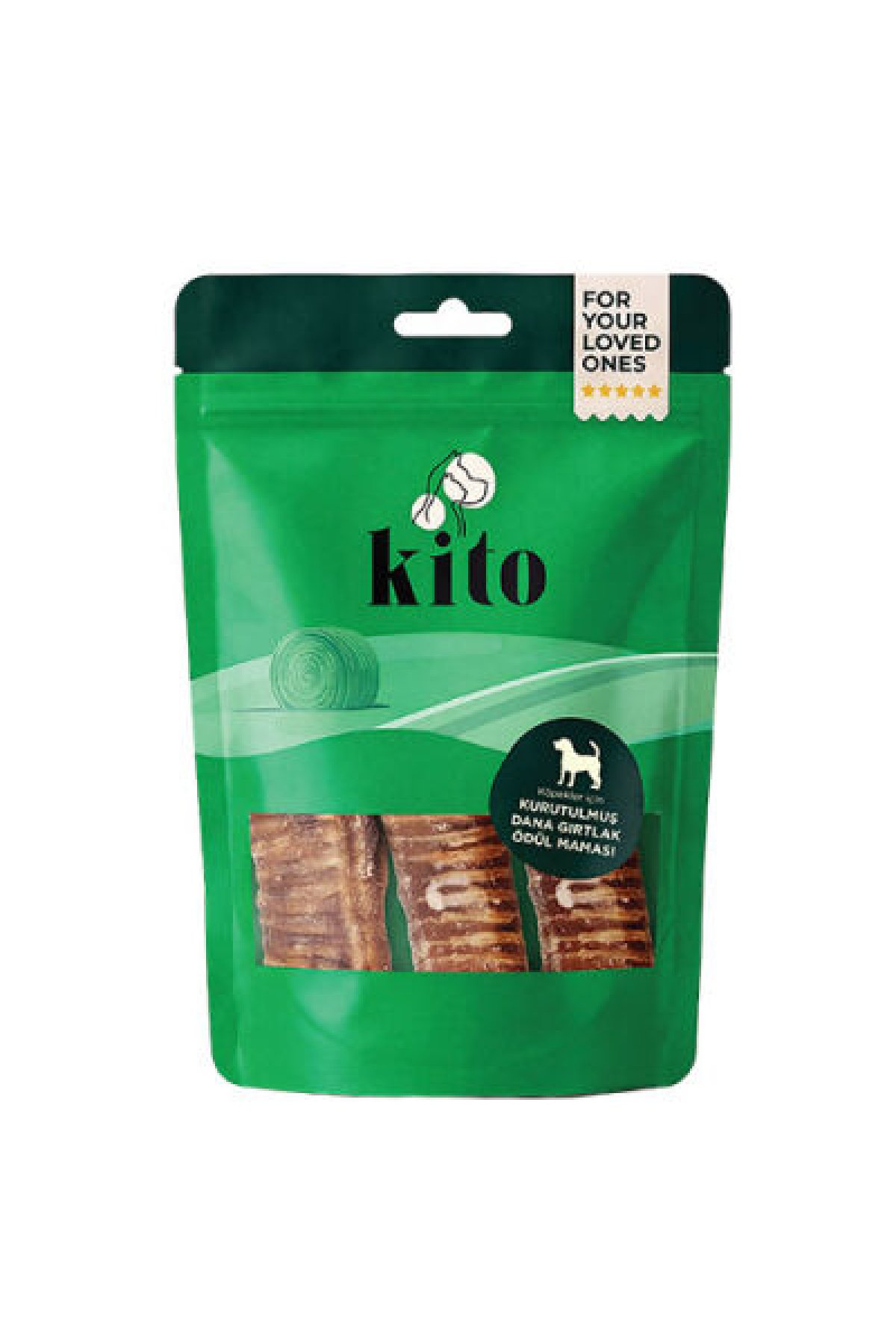 Kurutulmuş Dana Gırtlak Köpek Ödülü 100 Gr