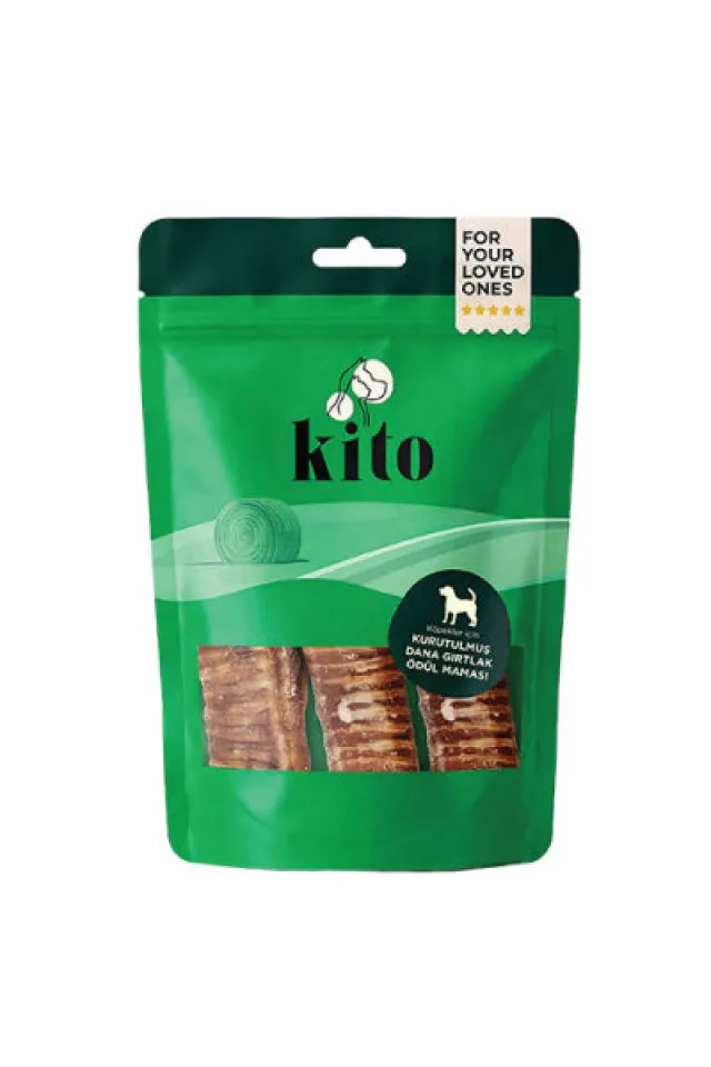 Kurutulmuş Dana Gırtlak Köpek Ödülü 100 Gr
