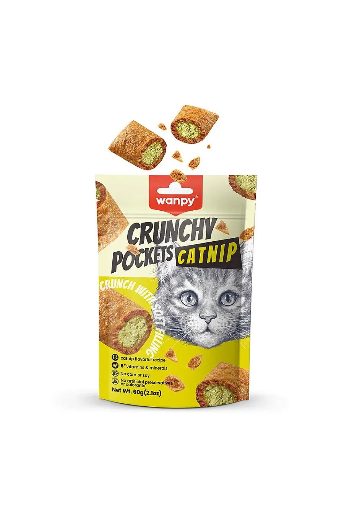 Crunch Catnipli ve Tavuklu Kedi Ödül Maması 60gr