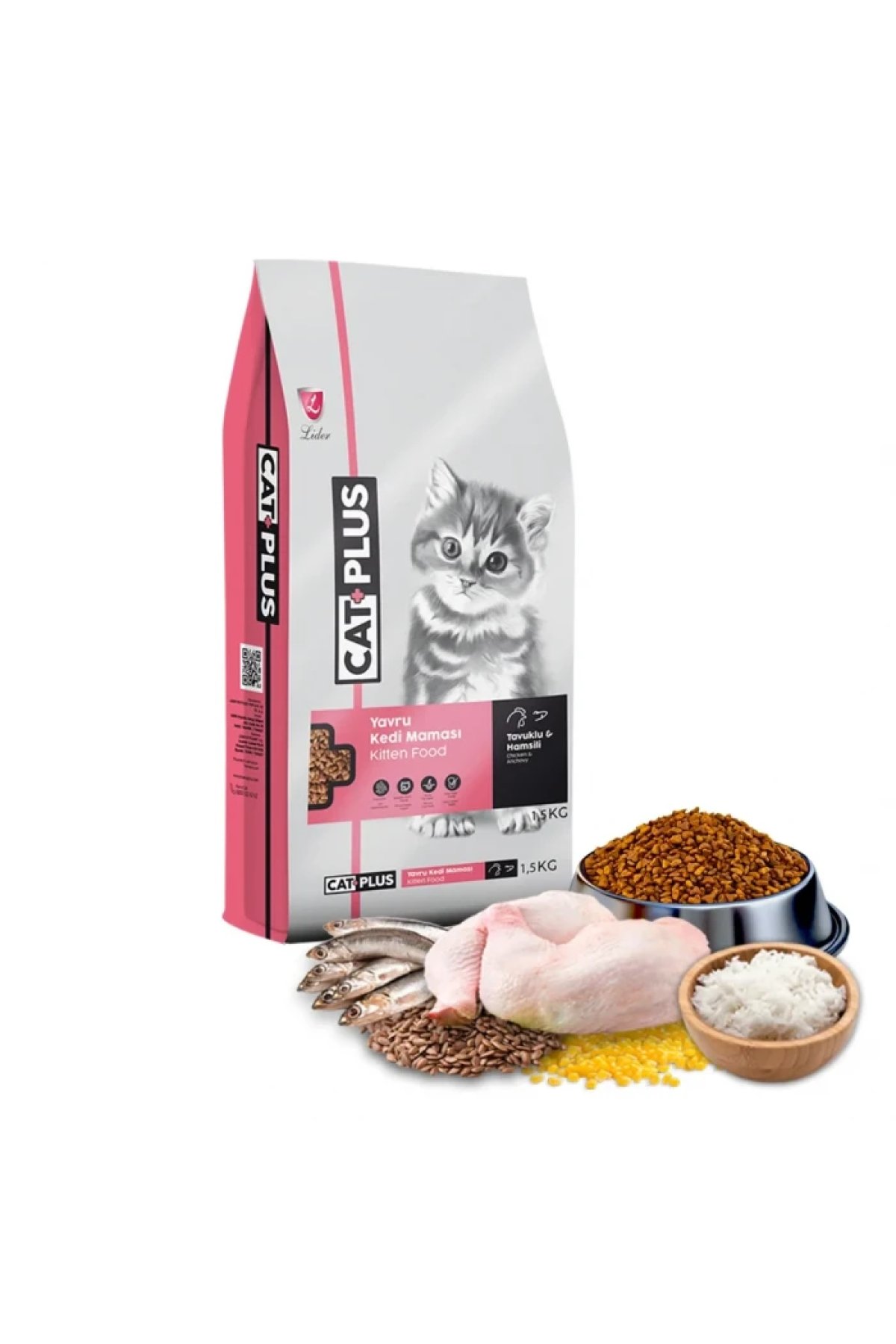 Tavuklu Hamsili Yavru Kedi Maması 1,5 Kg