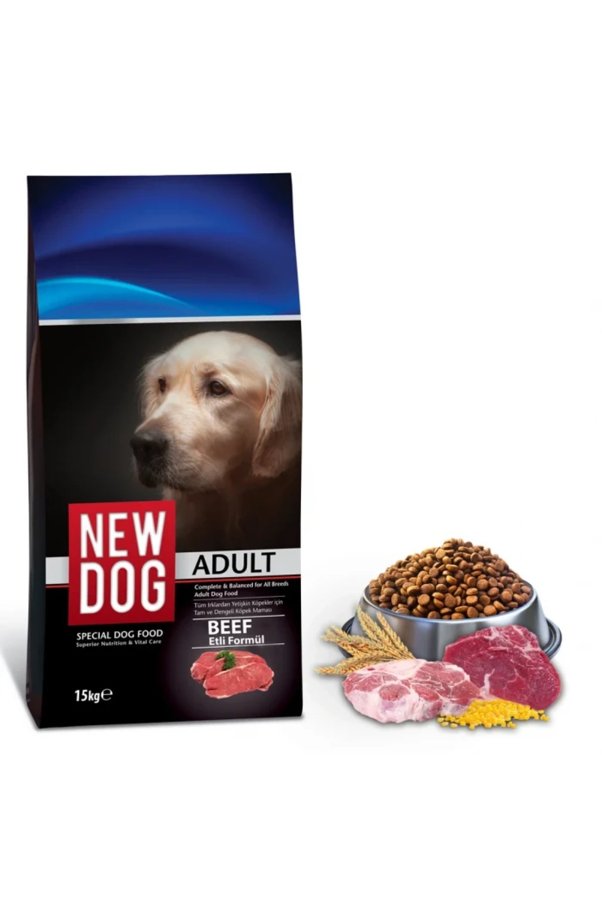 Etli Yetişkin Köpek Maması 15 Kg