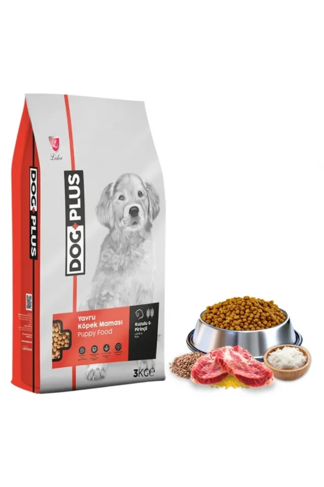 Kuzu Etli Yavru Köpek Maması 3 Kg