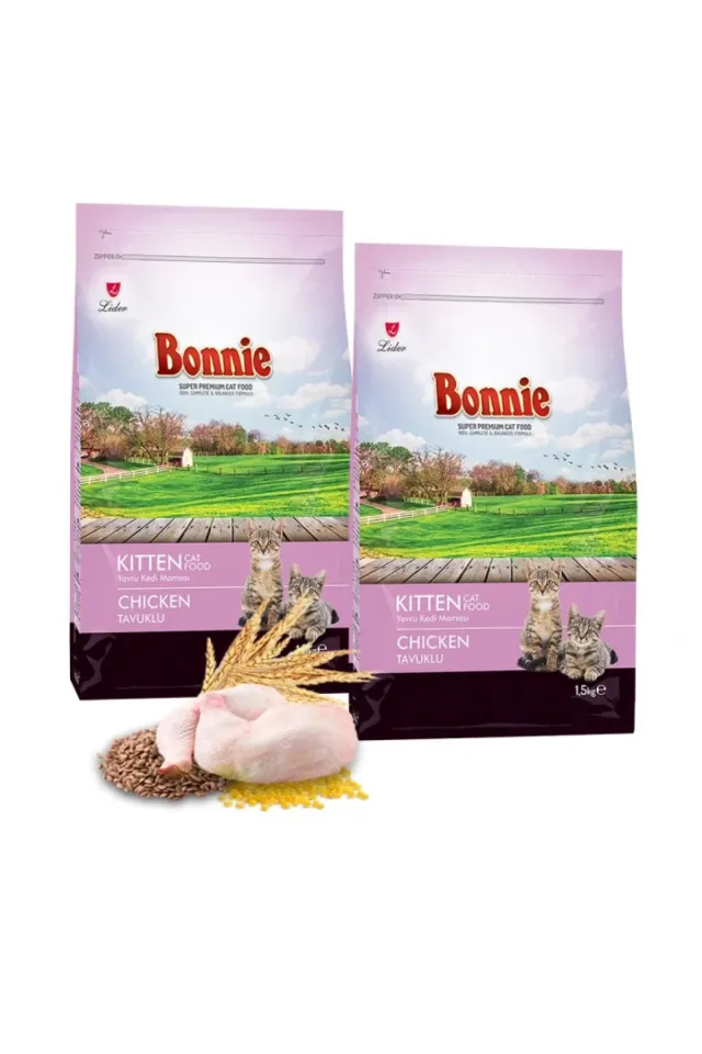Tavuklu Yavru Kedi Maması 1,5 Kg x 2 Adet
