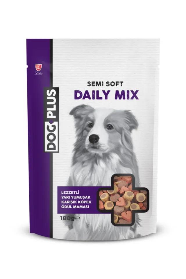 Lezzetli Yarı Yumuşak Karışık Köpek Ödül Maması 180 Gr