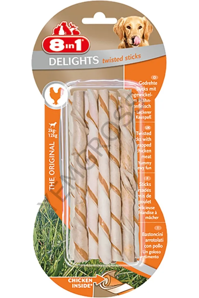 Delights Twisted Tavuklu Burgu Köpek Kemik Ödülü 10x55 gr