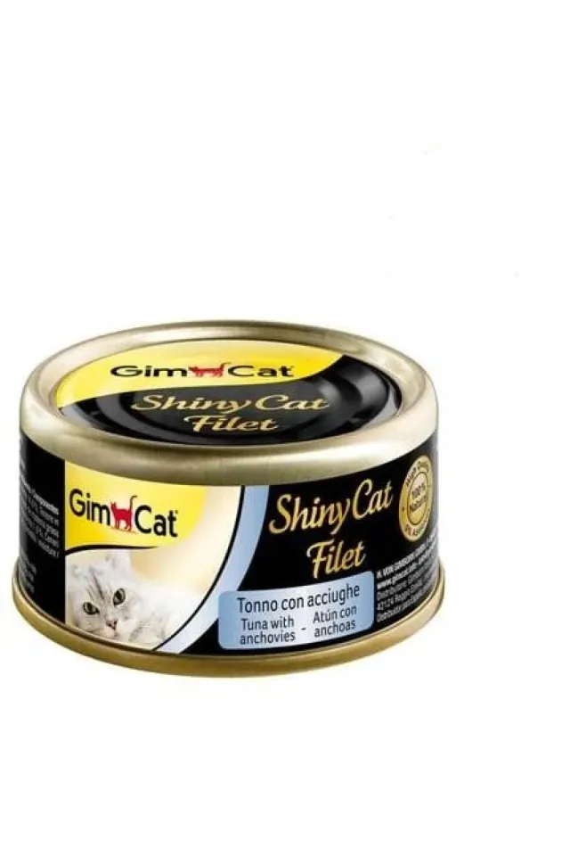 ShinyCat Ançüez ve Ton Balıklı Kedi Konservesi 70 Gr