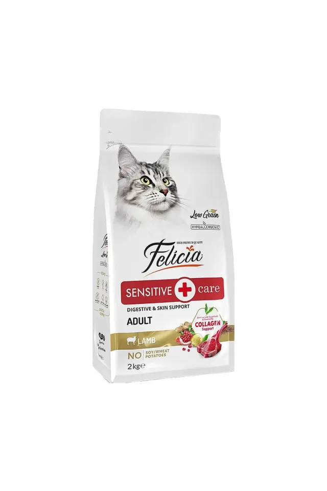 Hipoalerjenik Kuzu Etli Düşük Tahıllı Yetişkin Kedi Maması 2 kg