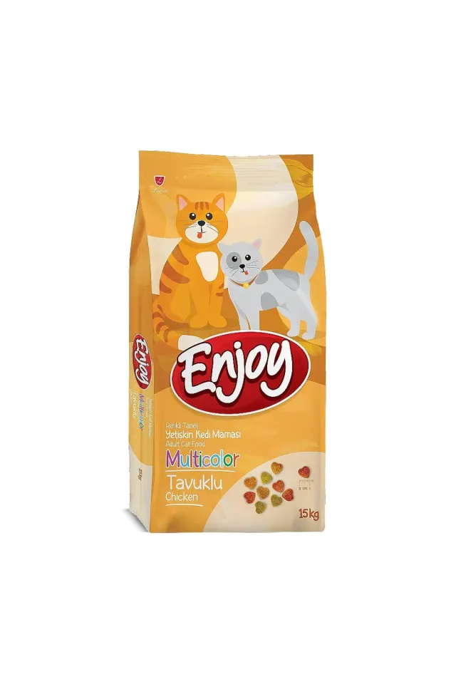 Multi Color Tavuk Etli Yetişkin Kedi Maması 15 kg