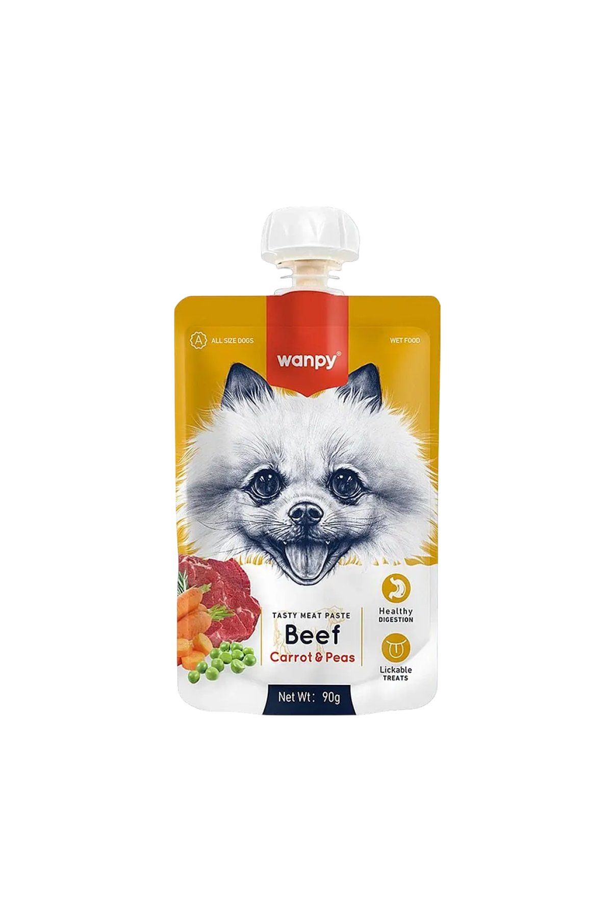 Sığır Etli ve Havuçlu Ezme Köpek Ödül Maması 90 gr