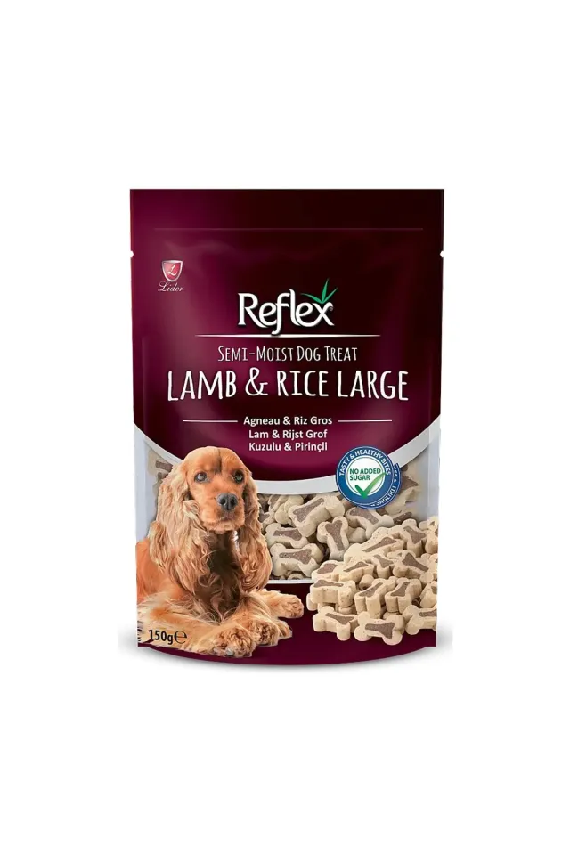 Kuzulu ve Pirinçli Yarı Yumuşak Köpek Ödül Maması 150 gr
