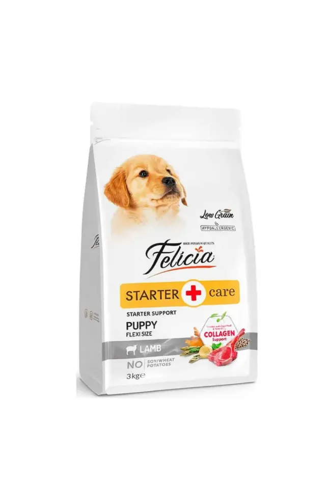 Hipoalerjenik Az Tahıllı Kuzu Etli Küçük Irk Yavru Köpek Maması 3 kg