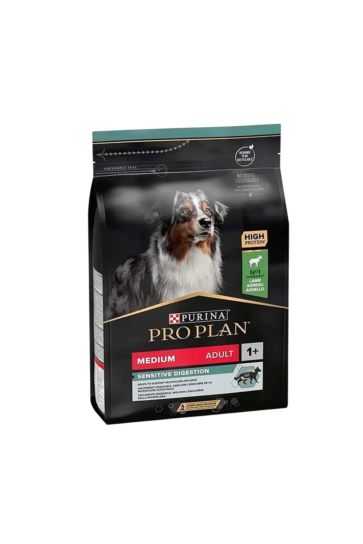 Medium Sensitive Digestion Kuzulu ve Pirinçli Orta Irk Yetişkin Köpek Maması 3 kg
