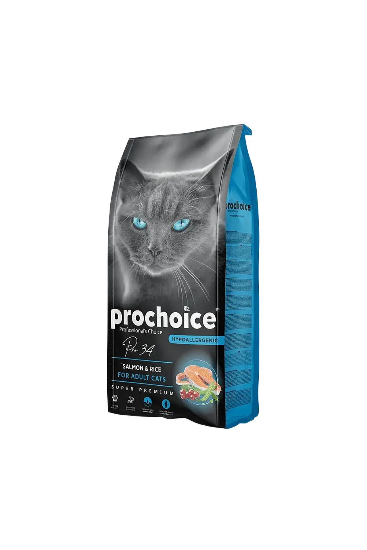 34 Somonlu ve Pirinçli Düşük Tahıllı Yetişkin Kedi Maması 2 kg