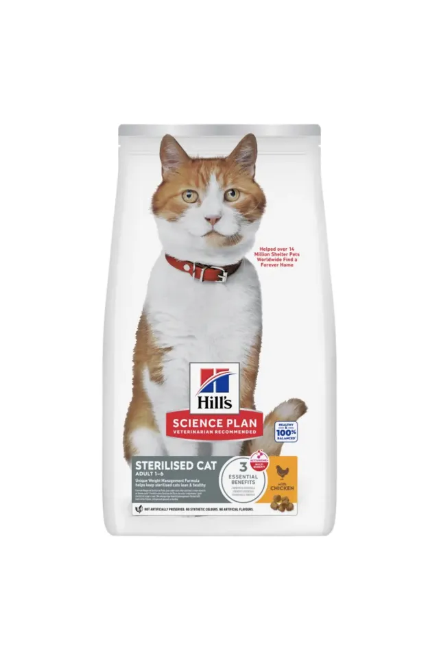 Tavuklu Kısırlaştırılmış Yetişkin Kedi Maması 10 kg