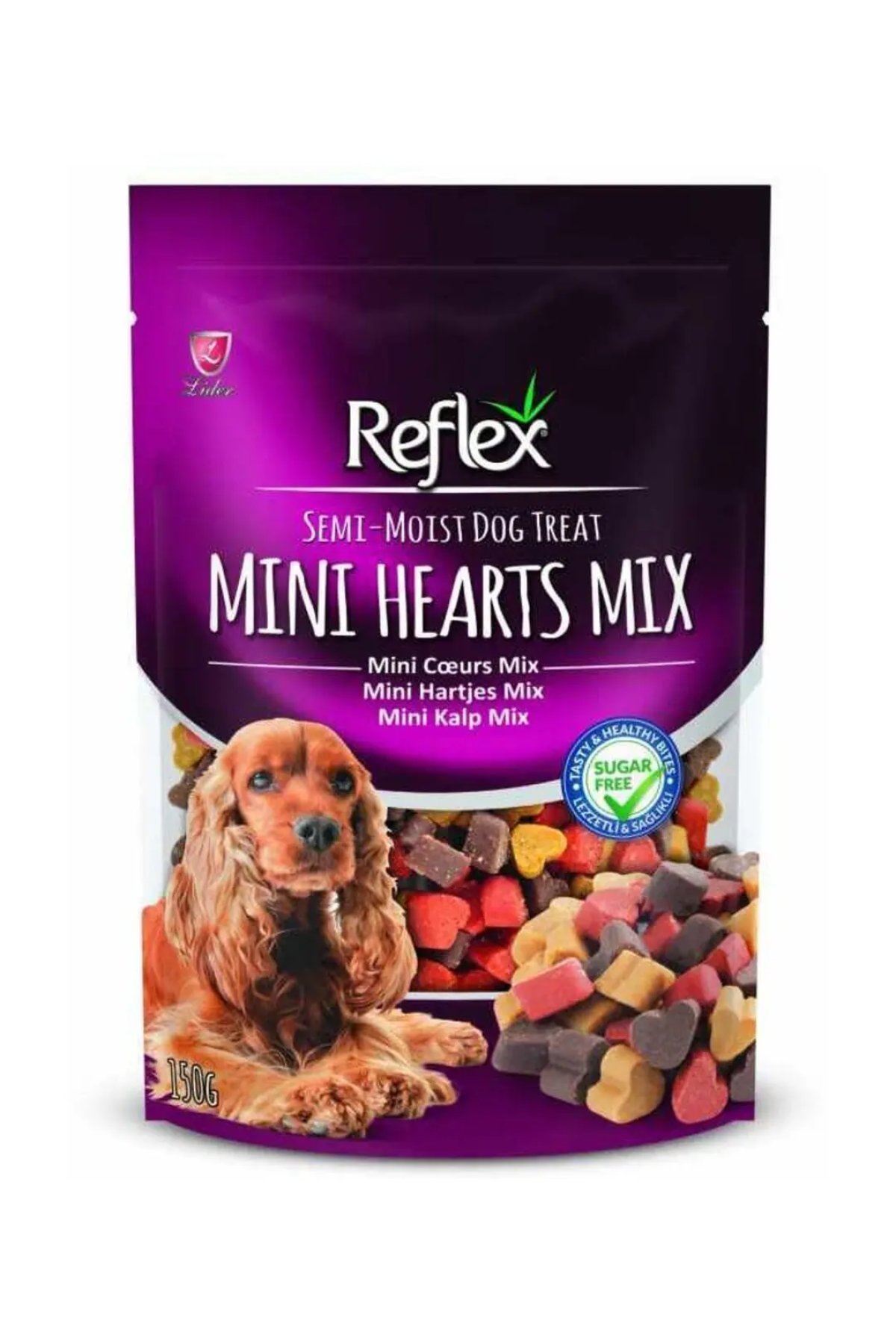 Semi Moist Yarı Yumuşak Ödül Maması Mini Kalp Mix 150 gr