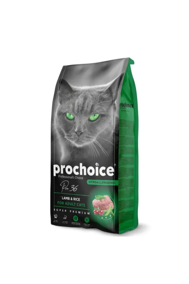 Pro 36 Düşük Tahıllı Kuzu Eti Ve Pirinçli Yetişkin Kedi Maması 2 kg
