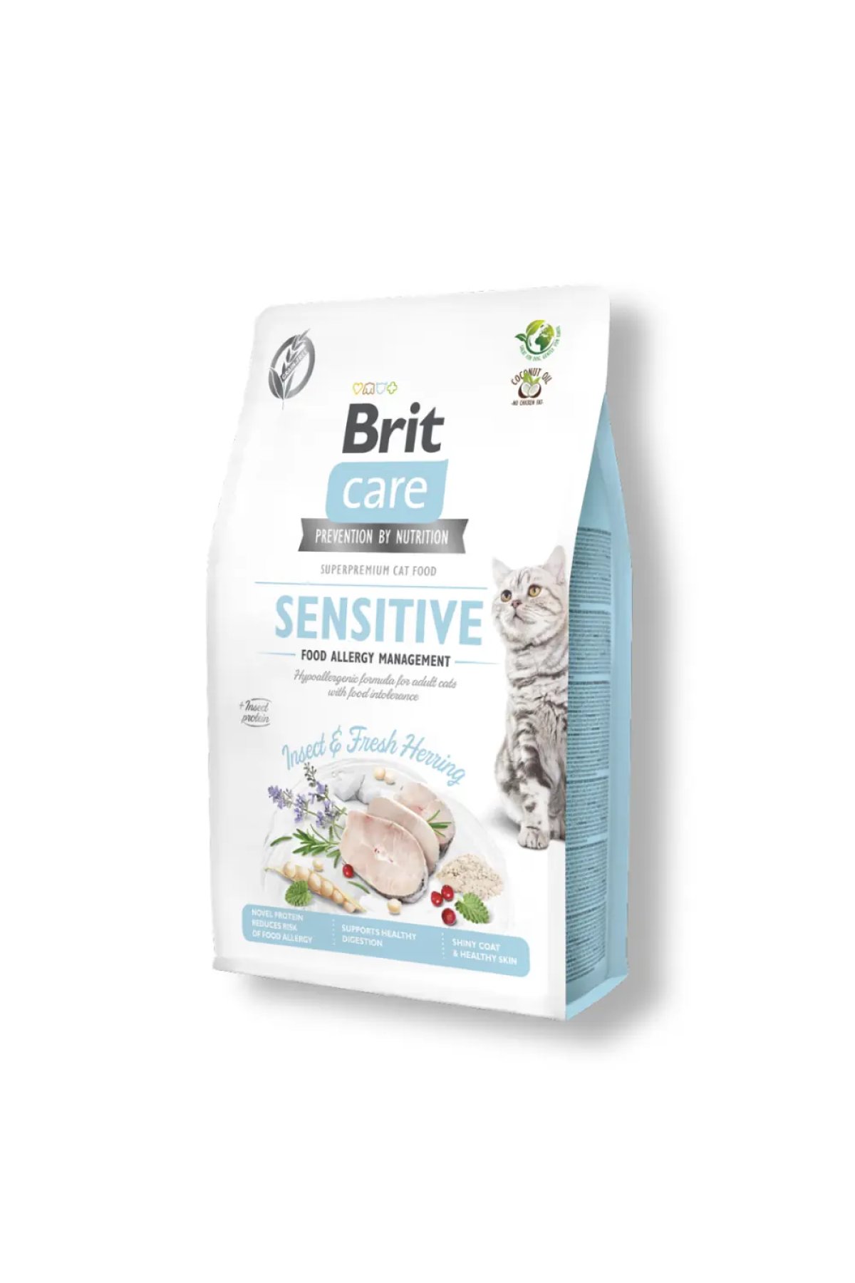 Hipoalerjenik Senstive Tahılsız Ringa Balığı ve Böcek Proteinli Yetişkin Kedi Maması 2 kg