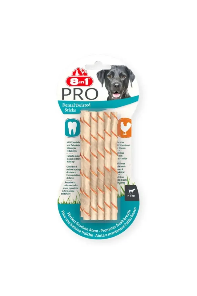 Delights Pro Dental 10'lu Tavuklu Diş Sağlığı için Köpek Ödül Çubuğu 55 gr