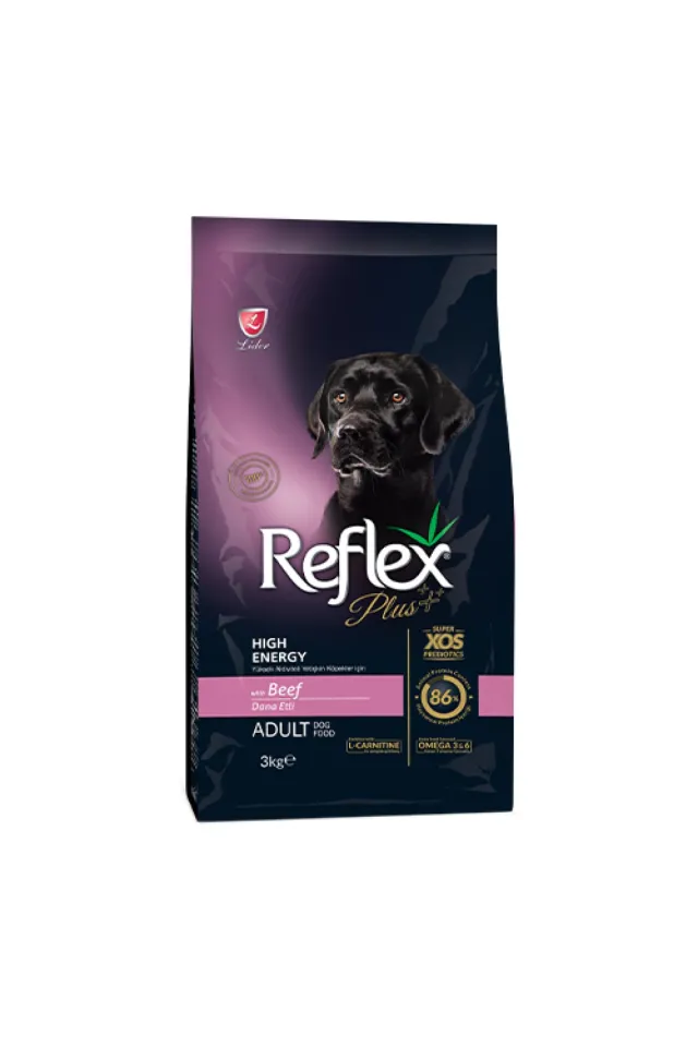 Plus Adult High Energy Biftekli Yüksek Enerji Köpek Maması 3 kg