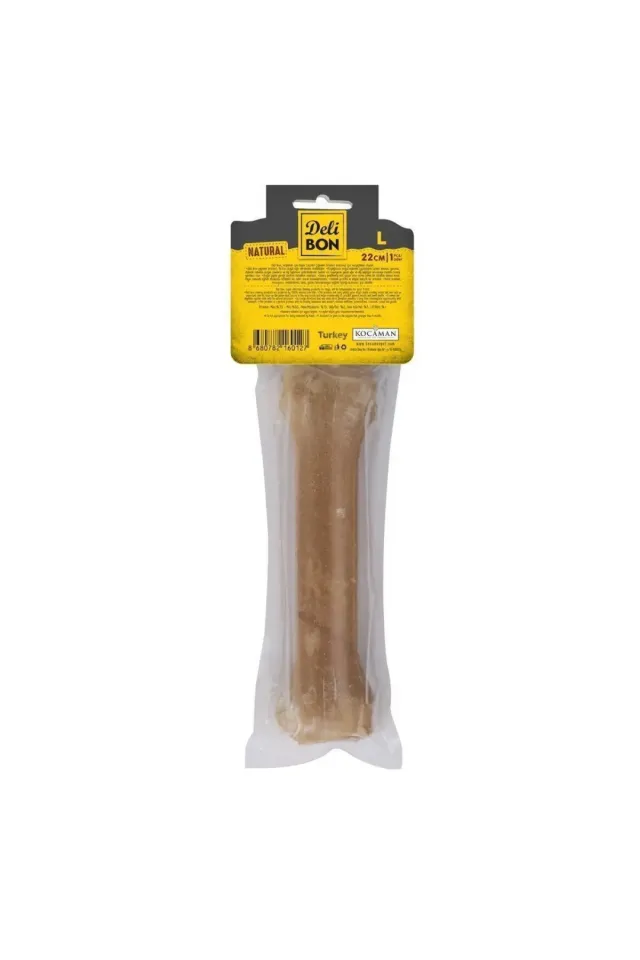 DERİ PRES KEMİK NATUREL M BOY 22CM
