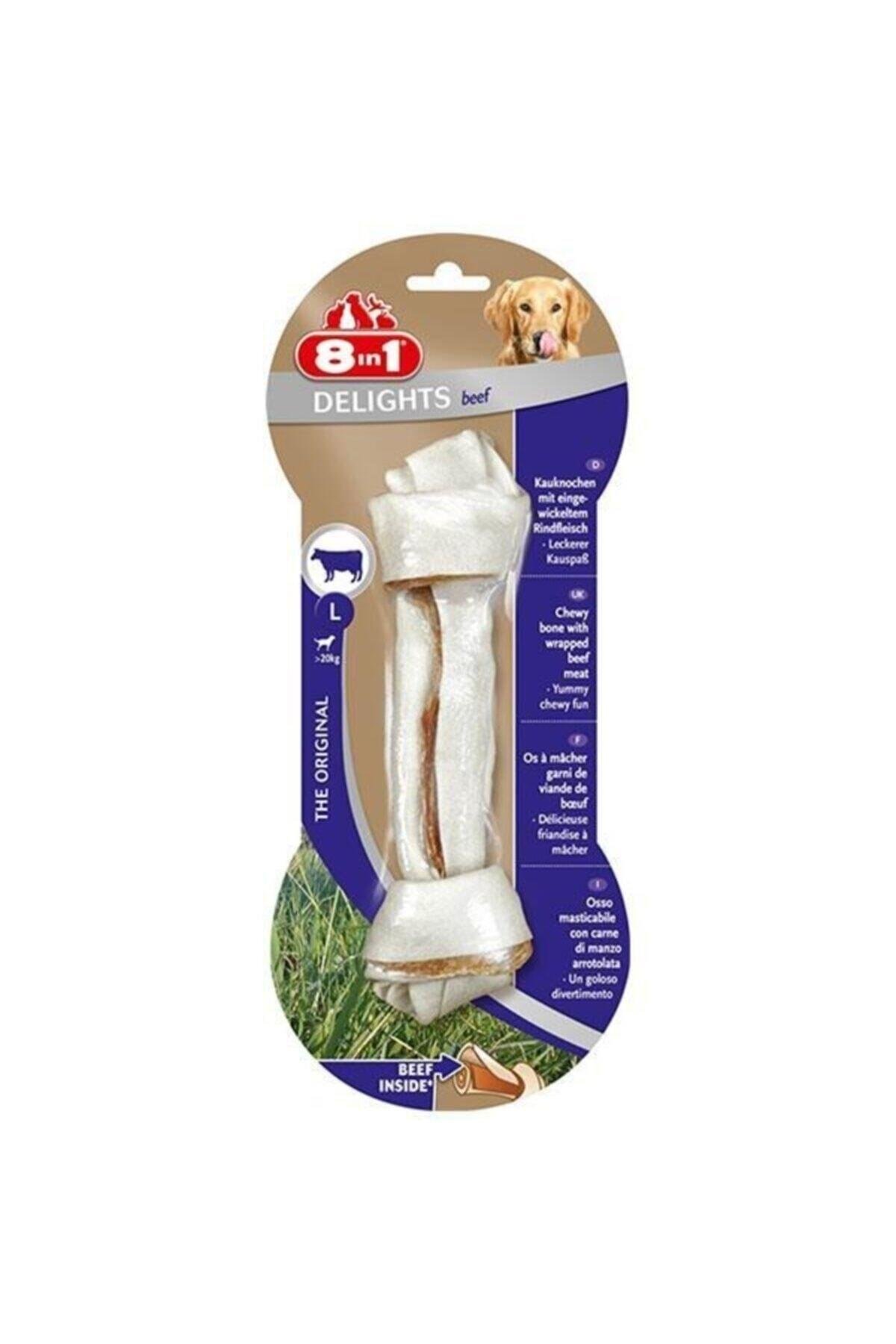 Delights Bones Köpekler İçin Biftekli Ağız Bakım Kemiği Large 85 gr