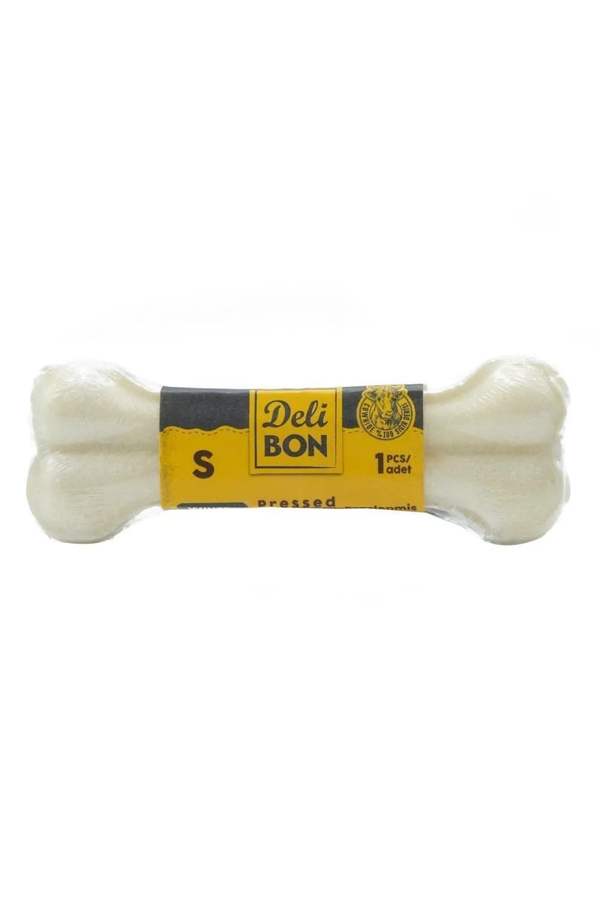 DERİ PRES KEMİK 12CM S BOY 1Lİ VAKUM BEYAZ 12CMX1AD.