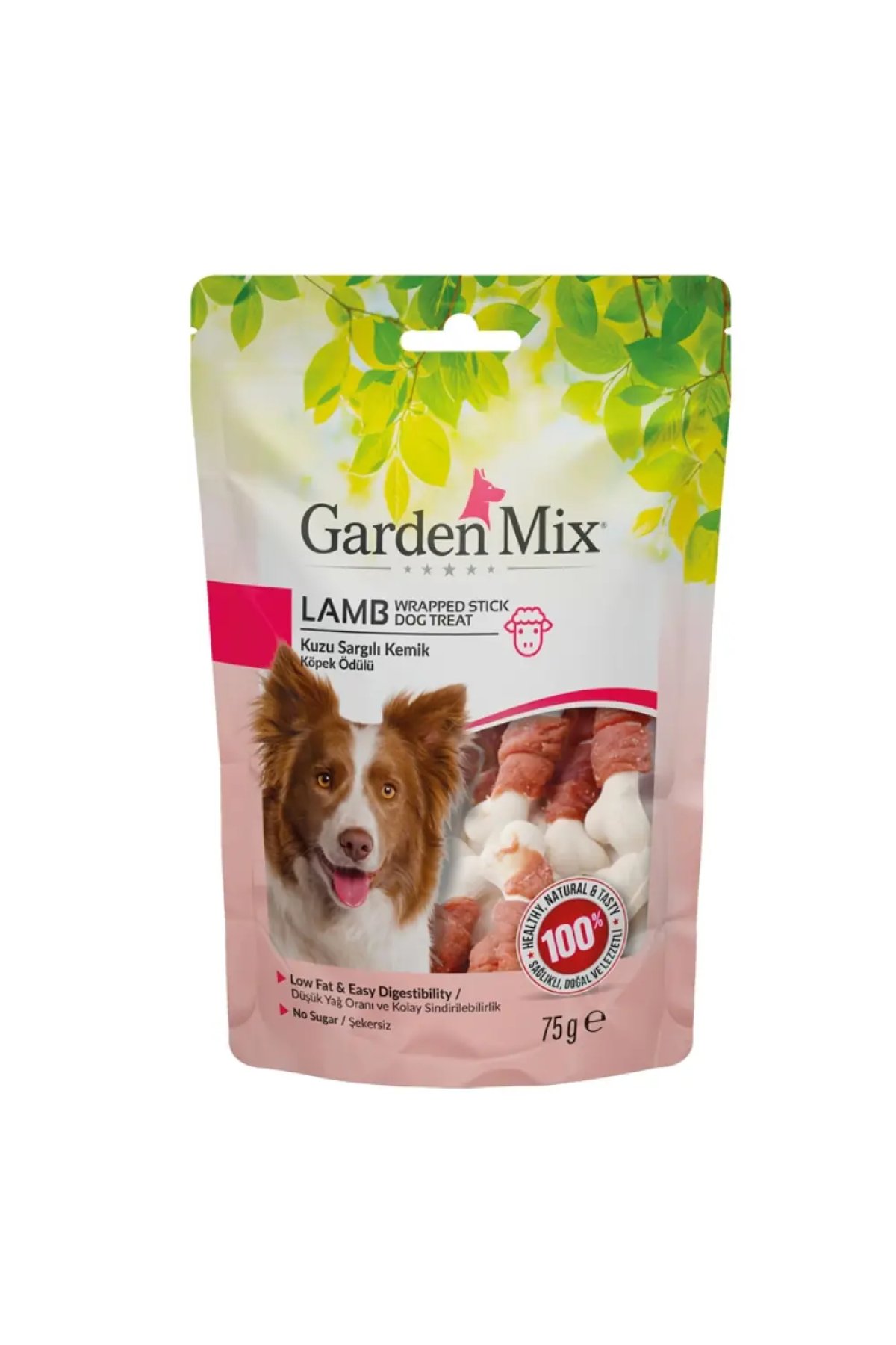 Kuzu Eti Sargılı Kemik Köpek Ödül Maması 75 gr