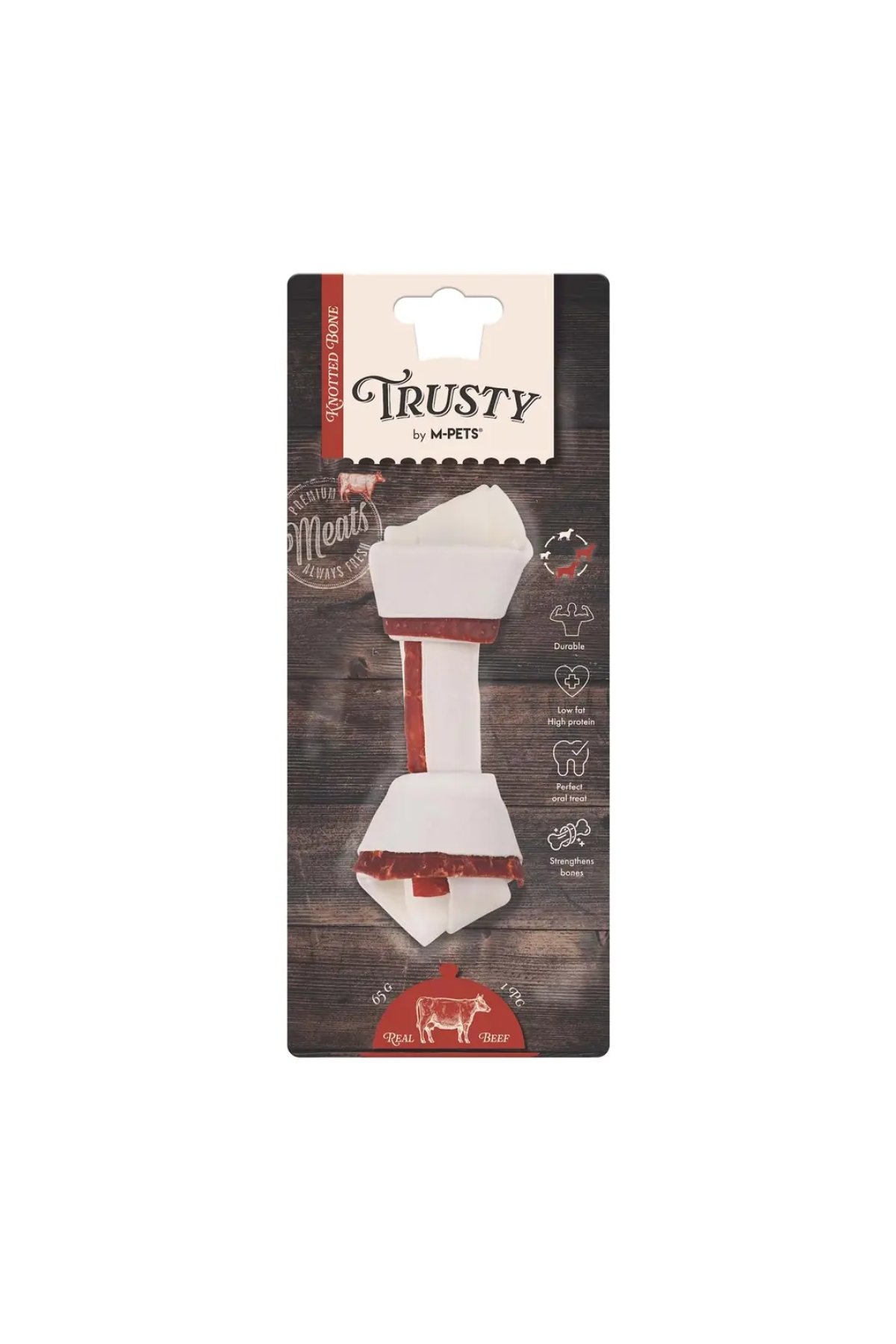 TRUSTY BEEF DÜĞÜMLÜ KEMİK 65GR