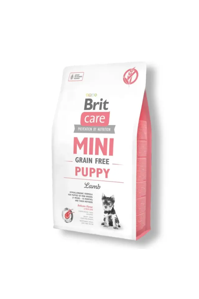 Mini Tahılsız Kuzu Etli Küçük Irk Yavru Köpek Maması 2 kg