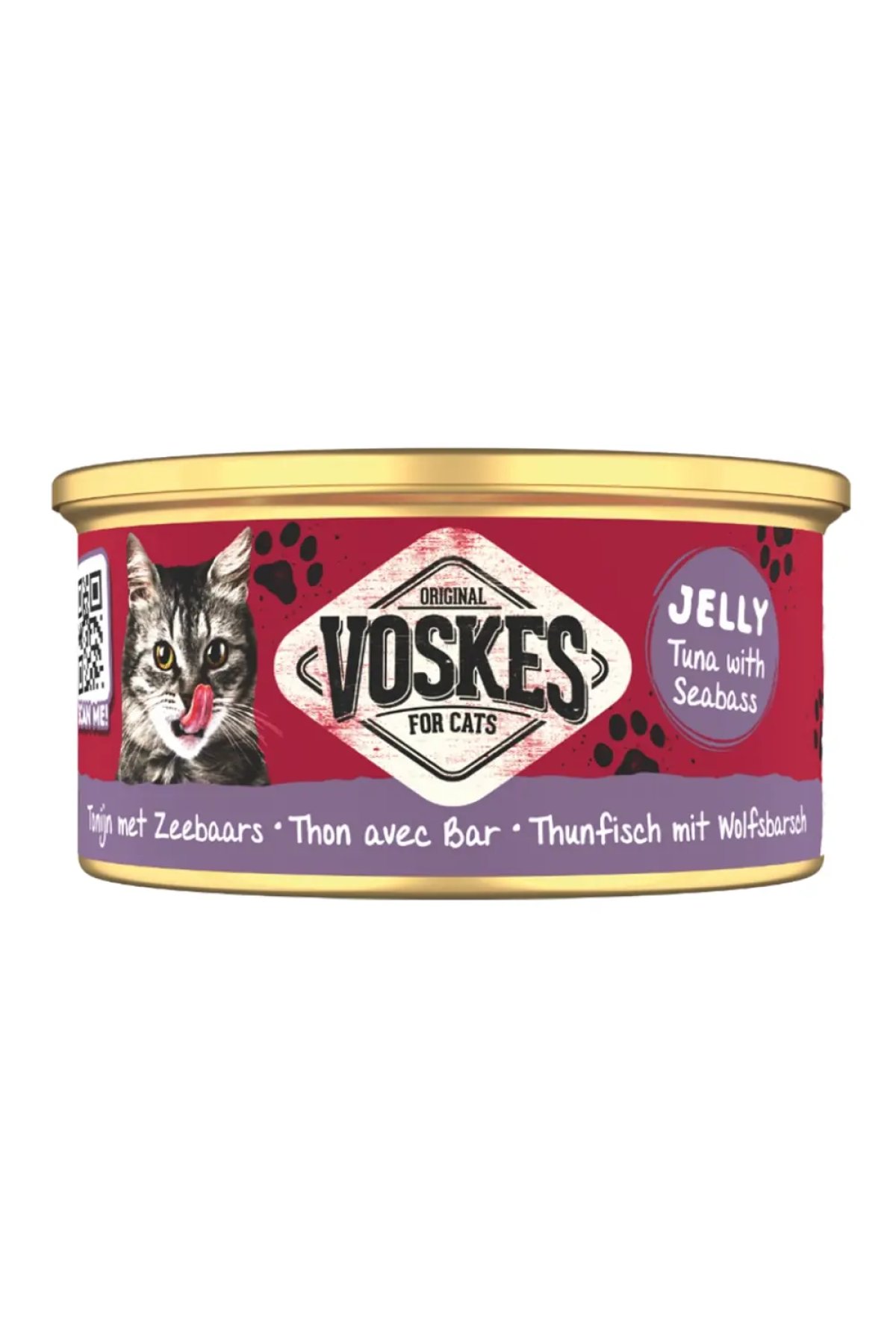 Jöle İçinde Ton Balıklı ve Levrekli Yetişkin Kedi Konservesi 85 gr