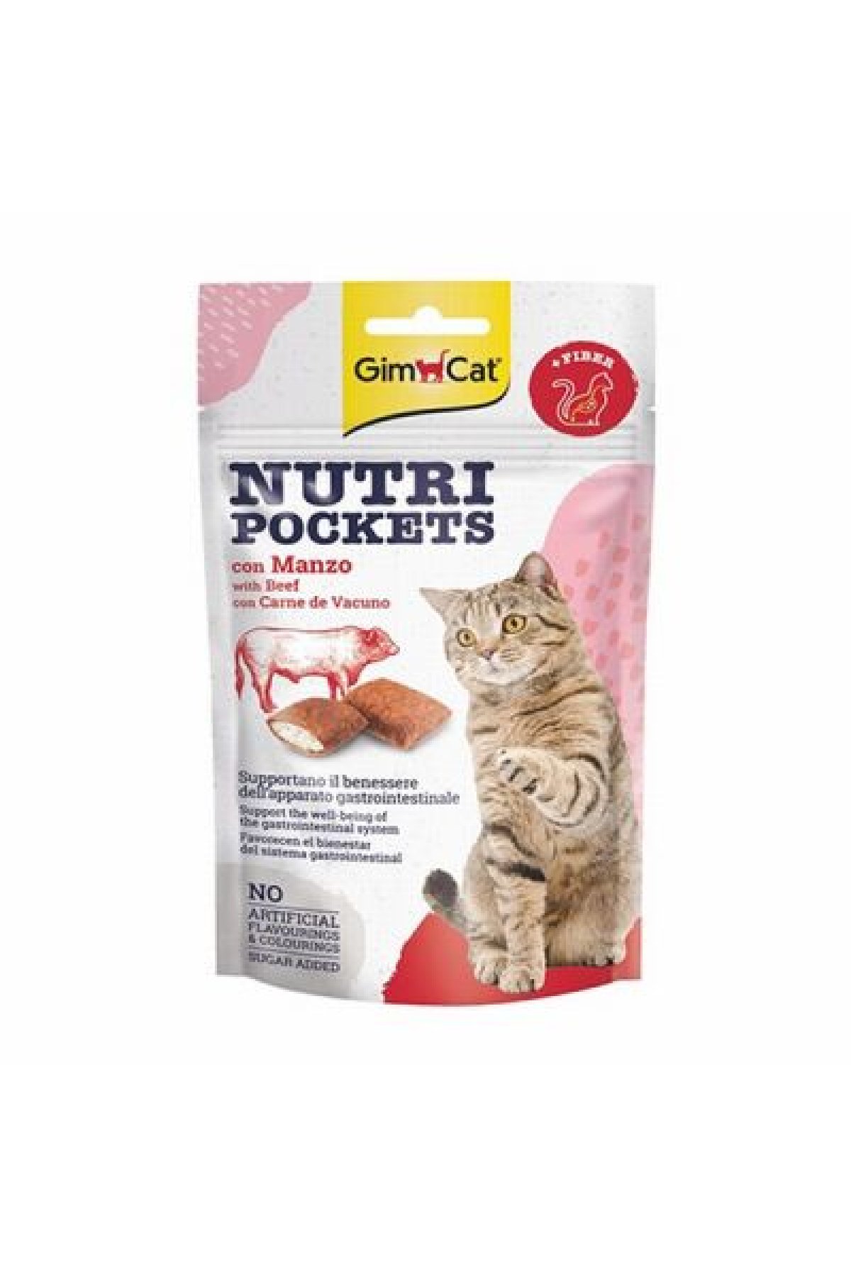Nutri Pockets Biftekli Kedi Ödülü 60 g