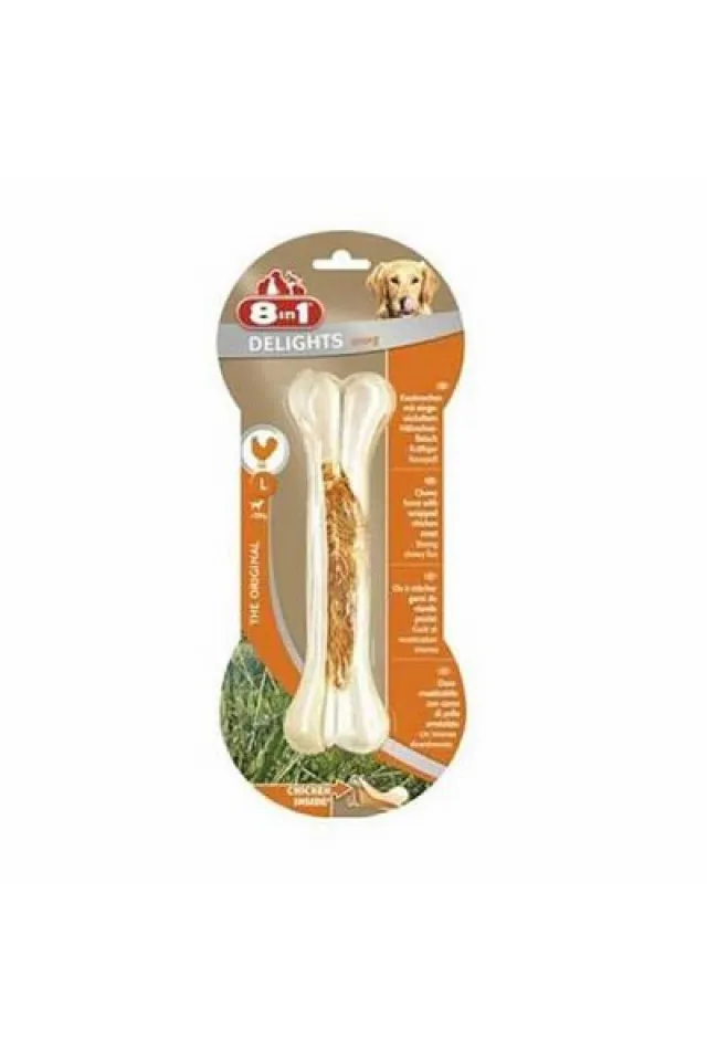 Delights Strong Tavuklu Press Kemik Büyük Irk Köpek Ödülü Large 20 Cm 130 Gr