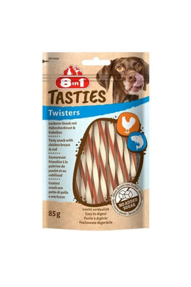 Tasties Twisters Morina Balıklı Ve Tavuklu Köpek Ödül Maması 85 Gr