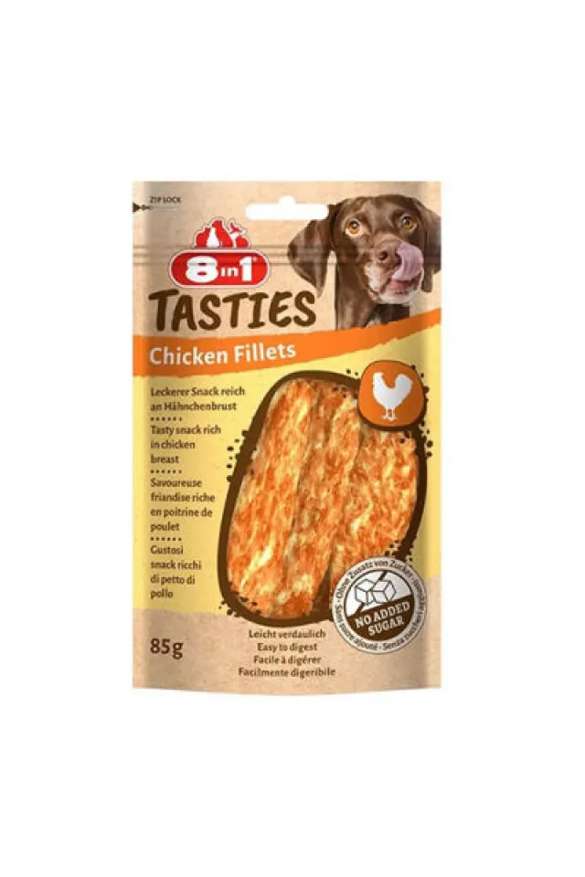 Tasties Chicken Fillets Tavuk Fileto Köpek Ödülü 85 Gr