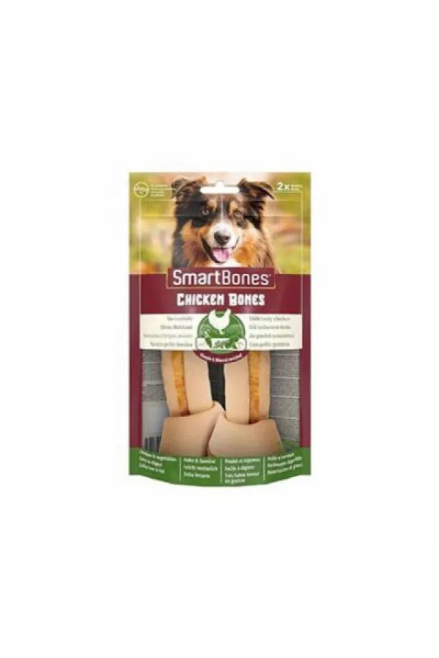 Tavuklu Düğüm Kemik Köpek Ödülü Medium 2'li 13 Cm