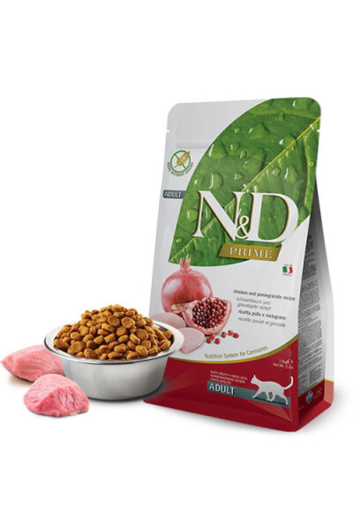 Prime Tavuklu Narlı Tahılsız Yetişkin Kedi Maması 5 Kg