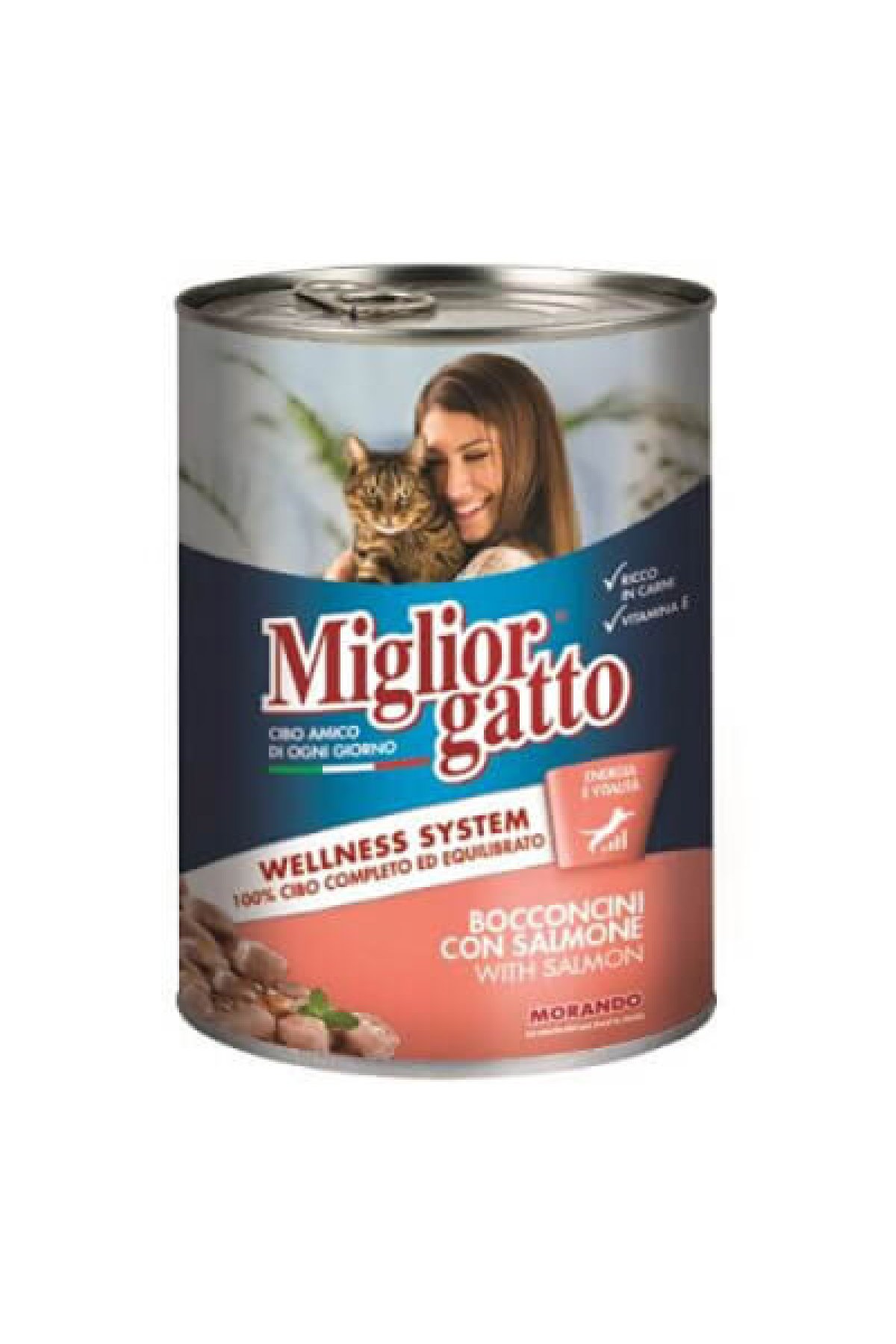 Gatto Somon Balıklı Yetişkin Kedi Konservesi 405 Gr