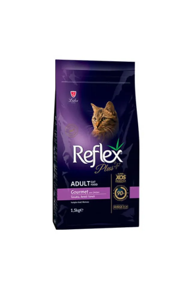 Tavuklu Renkli Taneli Yetişkin Kedi Maması 1,5 Kg