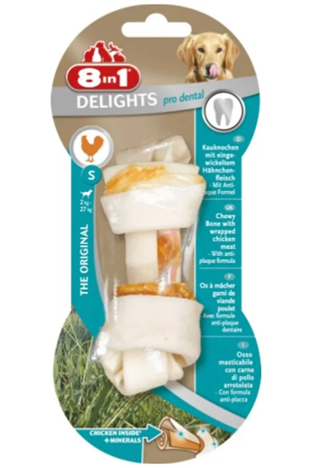 Delights Pro Dental Köpekler için Ağız Bakım Kemiği (S) 35gr