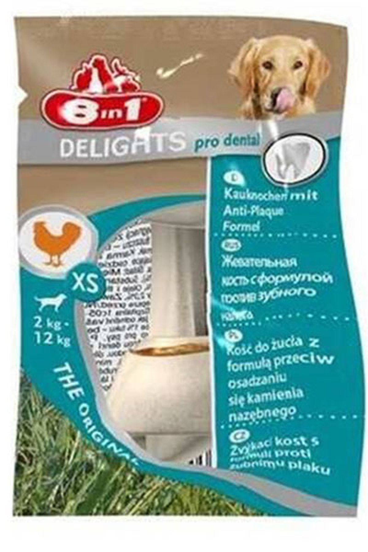 Delights Pro Dental Küçük Irk Köpek Ödül Kemiği (XS) 12gr