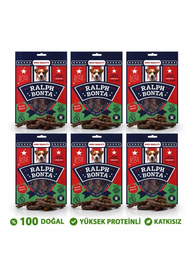 Kurutulmuş Tavuk Boyun Köpek Ödülü 100 gr (6 Adet)