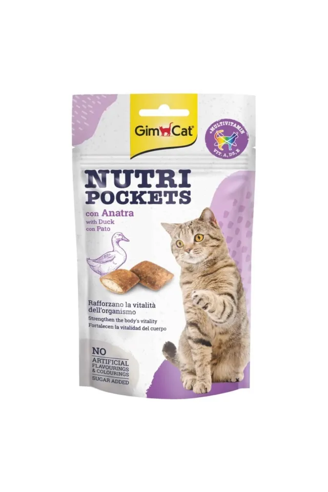 Nutripockets Ördekli Kedi Ödülü 60Gr