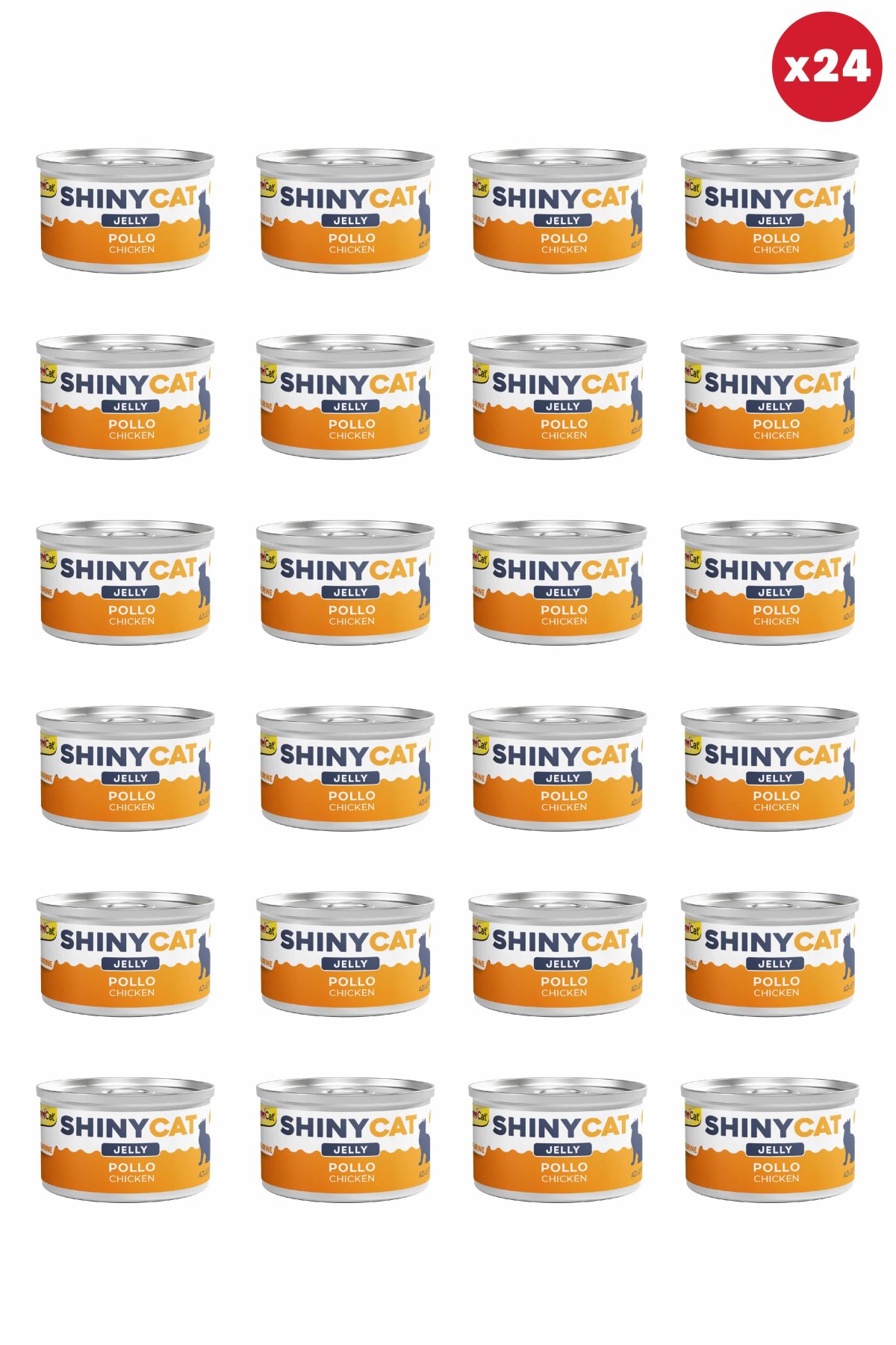 Shinycat Jelly (Jöle içinde) Tavuklu Kedi Konservesi 70gr x 24 Adet